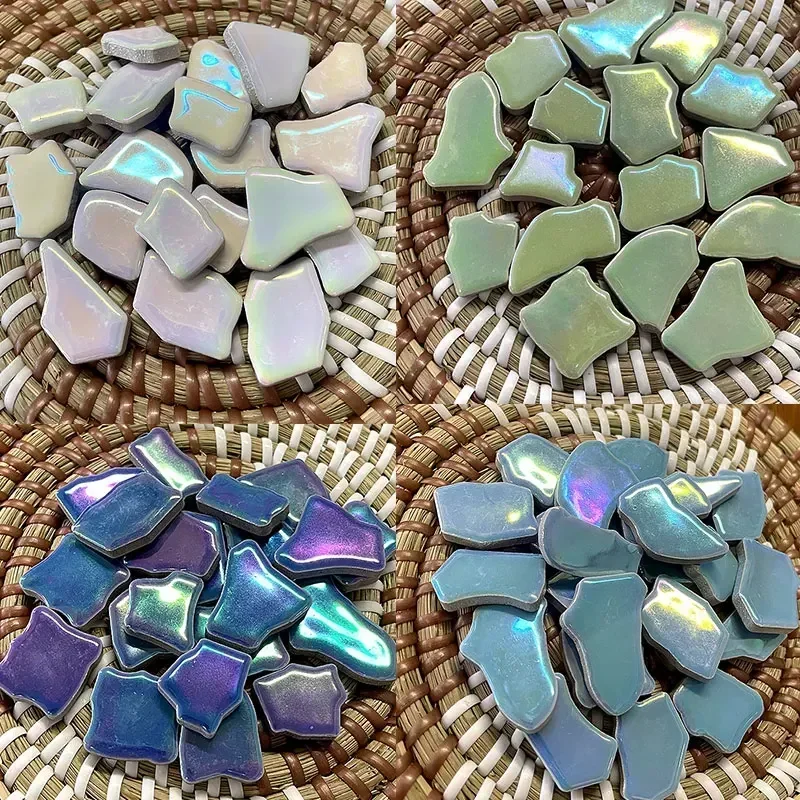 Ceramic Tile Blank - 100 جرام بلاط فسيفساء سيراميك غير