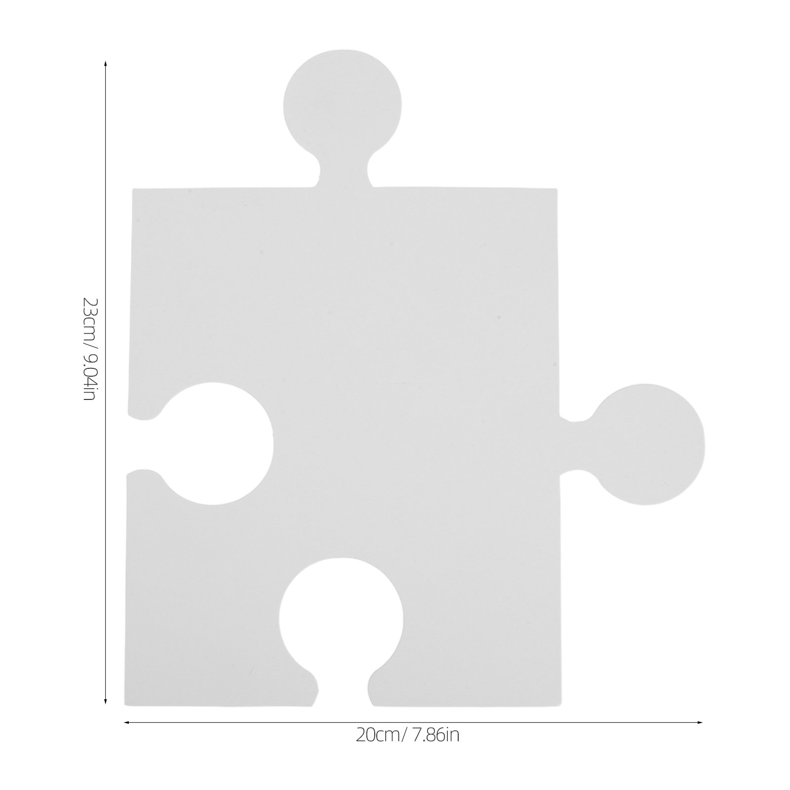 60 قطعة من قطع البازل البيضاء  - مراجعة Puzzle Blank White وسعره