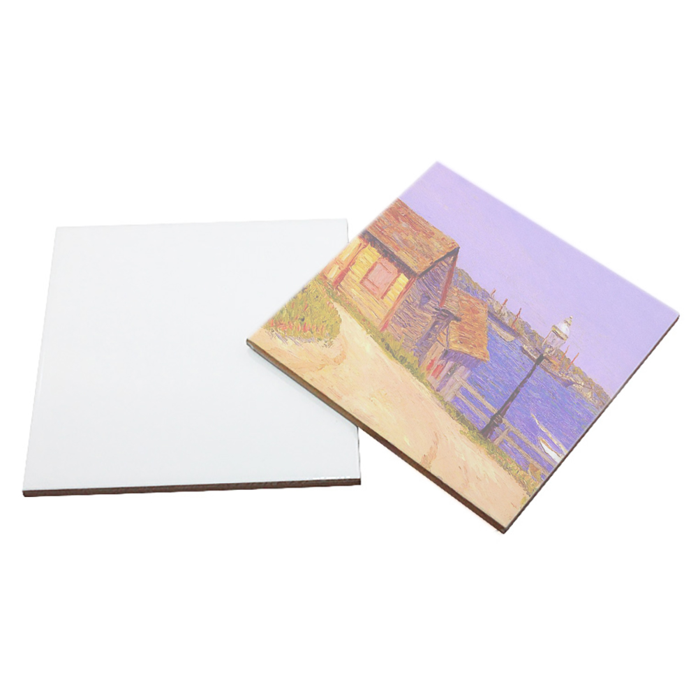 20 قطعة بلاطة مربعة بيضاء لامع - مراجعة Ceramic Tile Blank وسعره