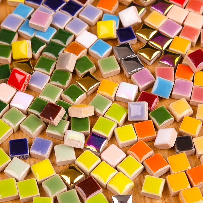 100 جرام من بلاط الموزاييك الس - مراجعة Ceramic Tile Blank وسعره
